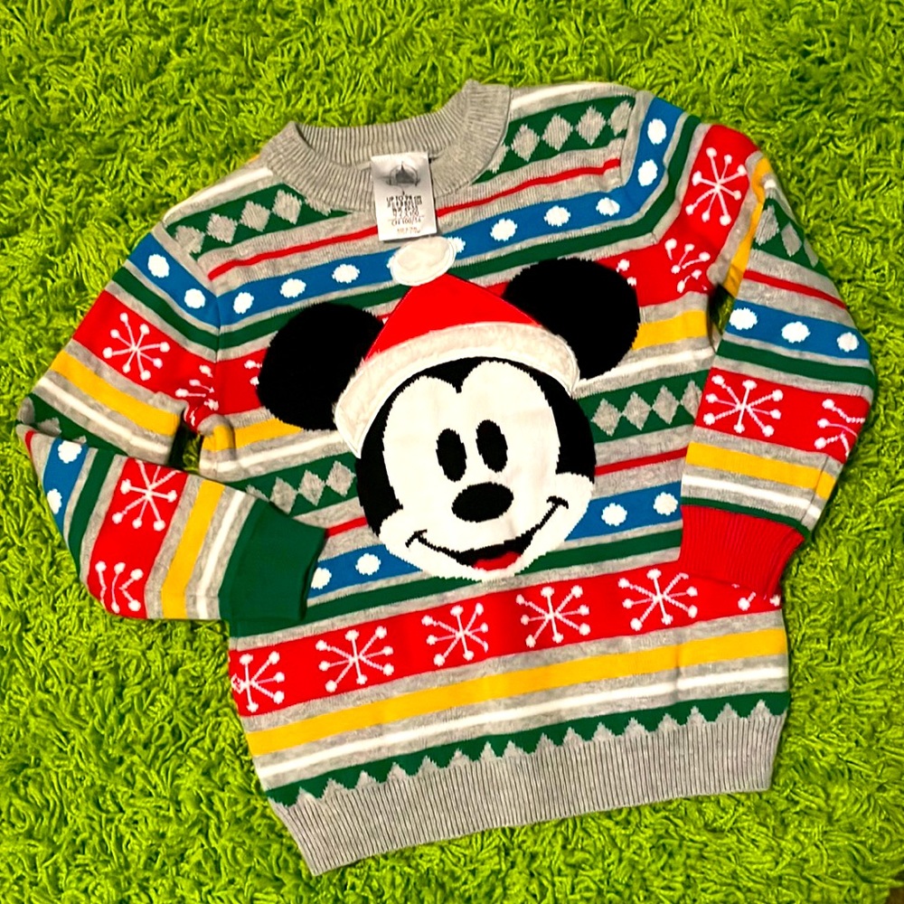 Disney - Mickey Holiday Sweater, 3T